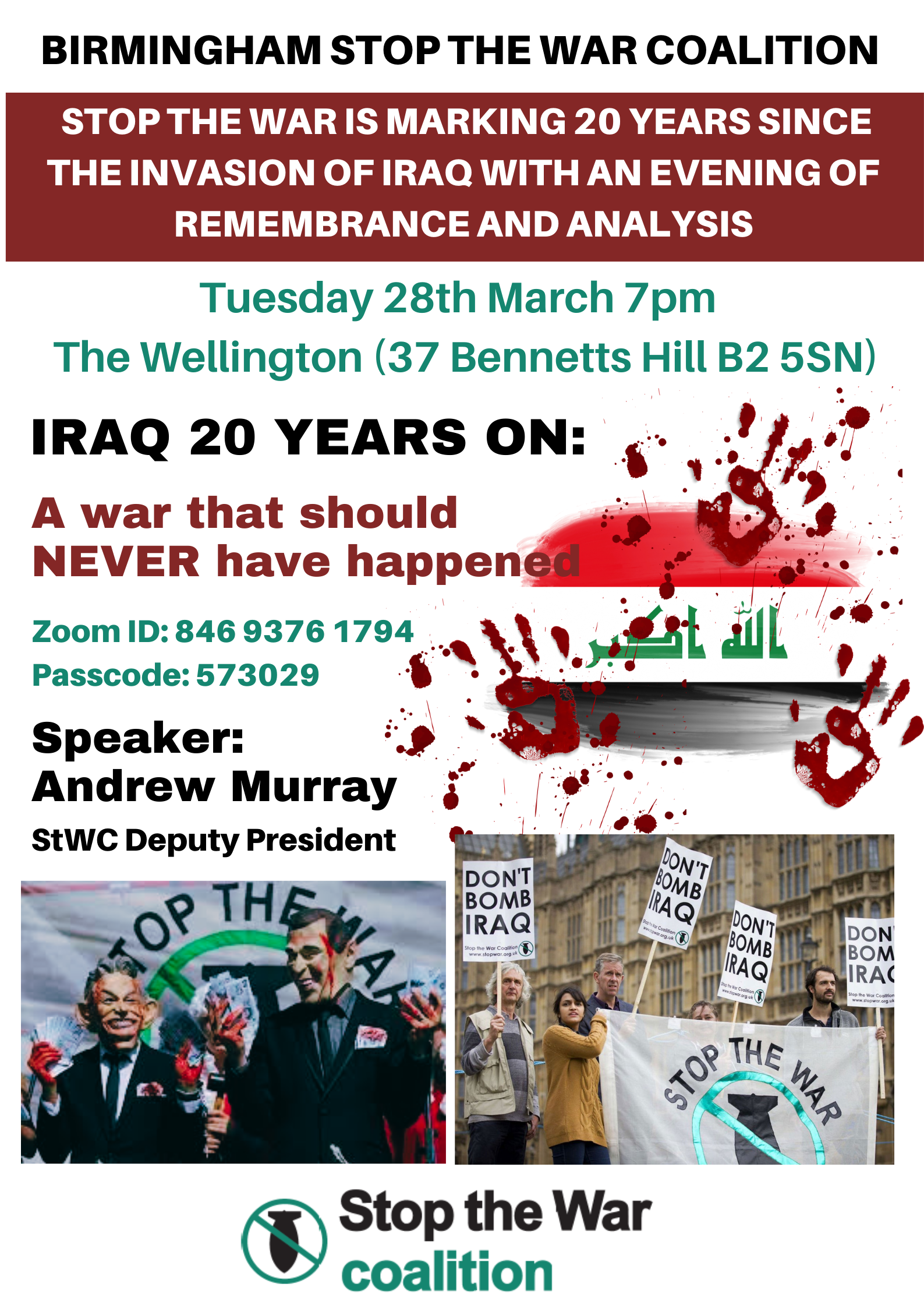 Iraq Wolves Iraq 20 years on – Wolverhampton, Bilston & District Trades Union Council